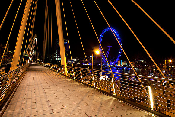 Bridge over Thames River, London