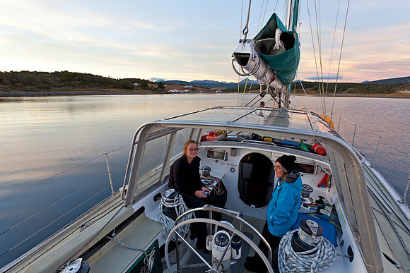 First anchorage before passage