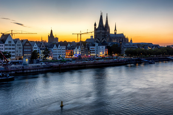 Cologne from bridge