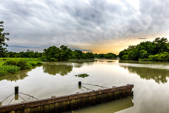 High tide on Clear Creek